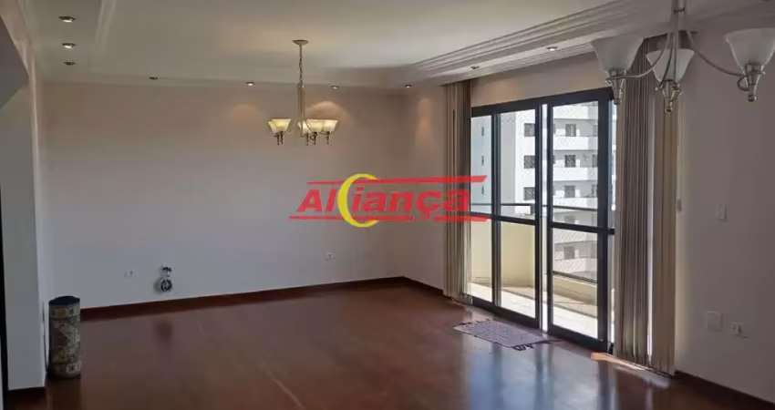 Apartamento semi mobiliado 4 dormitorios, 2 vagas de garagem - 170 m² - maia - guarulhos - sp.