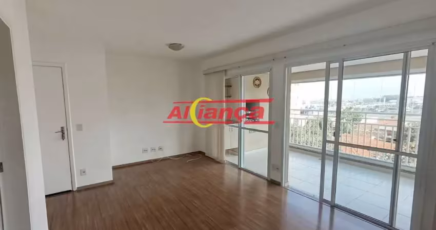 Apartamento com 3 quartos sendo 1 com suíte para alugar,  91m² - vila augusta - guarulhos/sp