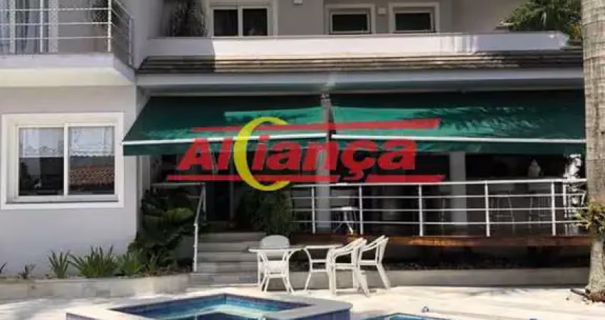 Sobrado em condominio com 4 suites, 6 vagas de garagem , piscina - arujázinho iii / sp
