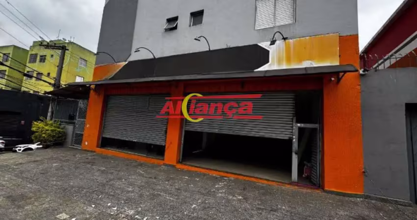 Salão para alugar, 123,70m²  - bairro - cocaia - guarulhos/sp - por r$ 6.000,00