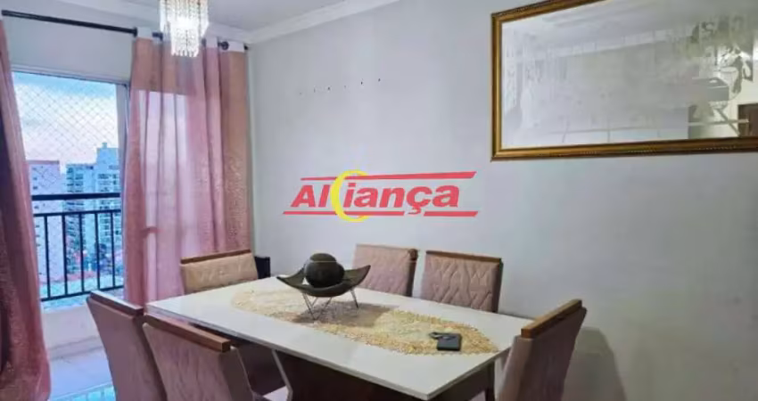 Apartamento para alugar com 2 quartos sendo 1 suíte, 2 banheiros e 1 vaga-58m²- jd. flor da montanha