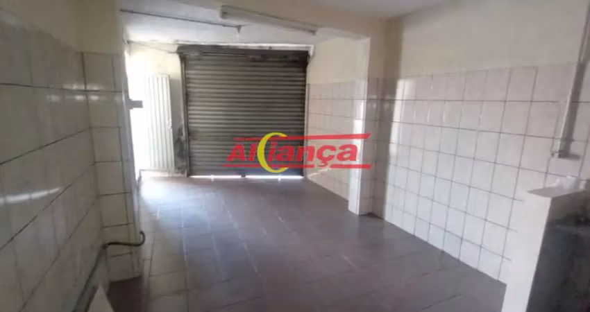 Salão para alugar, 80m²  - parque jurema- guarulhos r$ 1.400,00