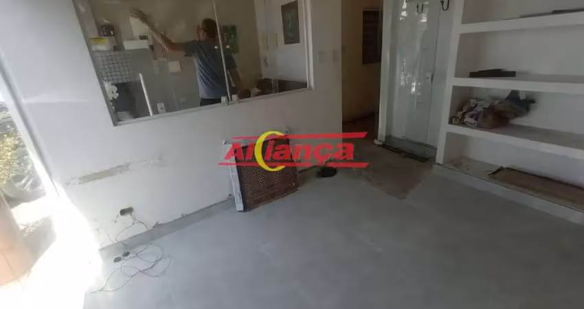 Sala para alugar com 12m², vila augusta - guarulhos/sp por r$1.280,00