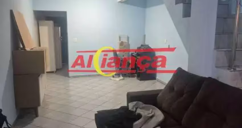 Sobrado para alugar com 3 quartos, 1 vaga, 100m², vila rio de janeiro - guarulhos/sp por r$ 2.500,00