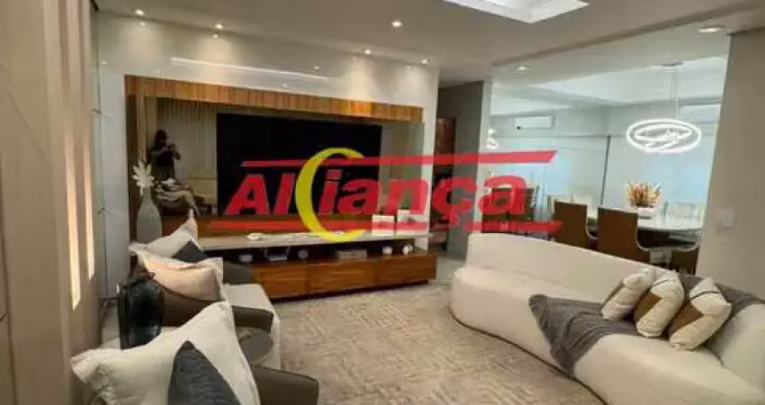 Sobrado para alugar com 4 quartos, 2 suítes, 3 vagas, 410 m², jardim maia -guarulhos por r$14.000,00