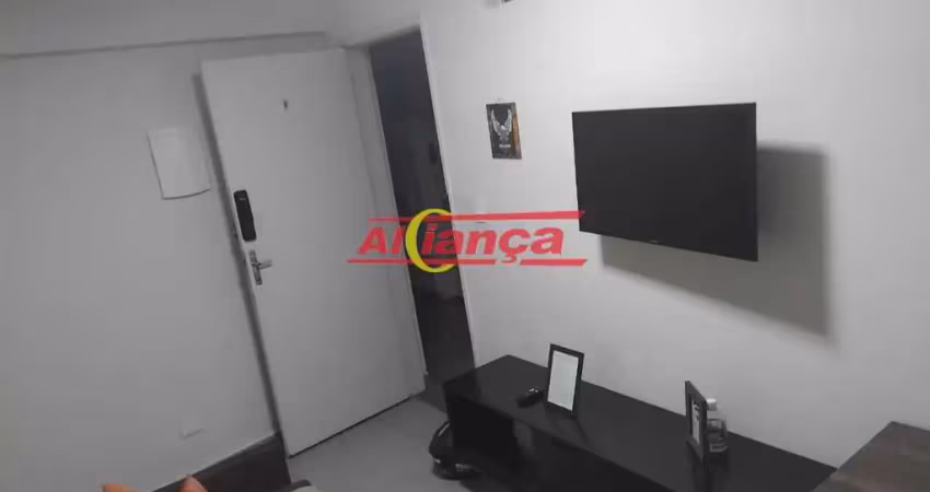 Apartamento mobiliado com 01 quarto para alugar, 30m² - vila flórida - guarulhos/sp por r$ 1.800,00
