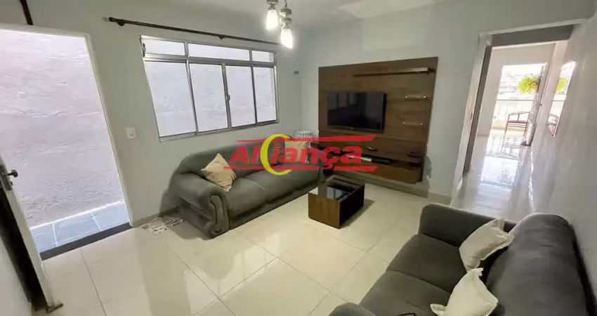 Casa para alugar com 02 quartos e 2 vagas, 160m², vila rio de janeiro - guarulhos/sp por r$ 1.670,00