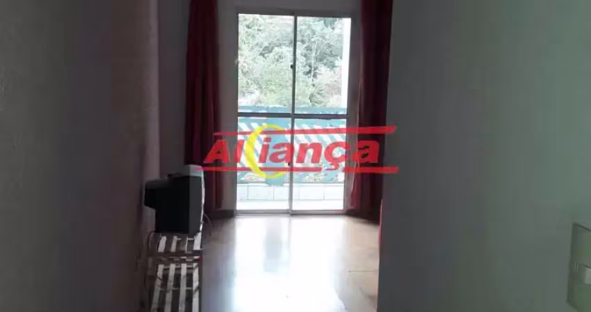 Apartamento com 2 quartos para alugar, 1 vaga, 65m² - parque primavera - guarulhos/sp por r$1200