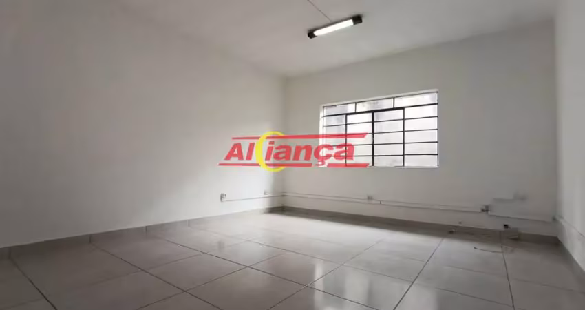 Sala para alugar, 25m² - vila augusta- guarulhos/sp por r$ 820,00
