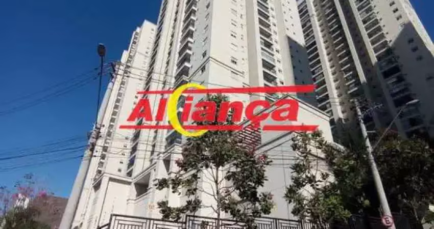 Apartamento para alugar, 2 quartos, sendo 1 suíte, 63m² - cidade maia - guarulhos/sp por r$ 2.800,00