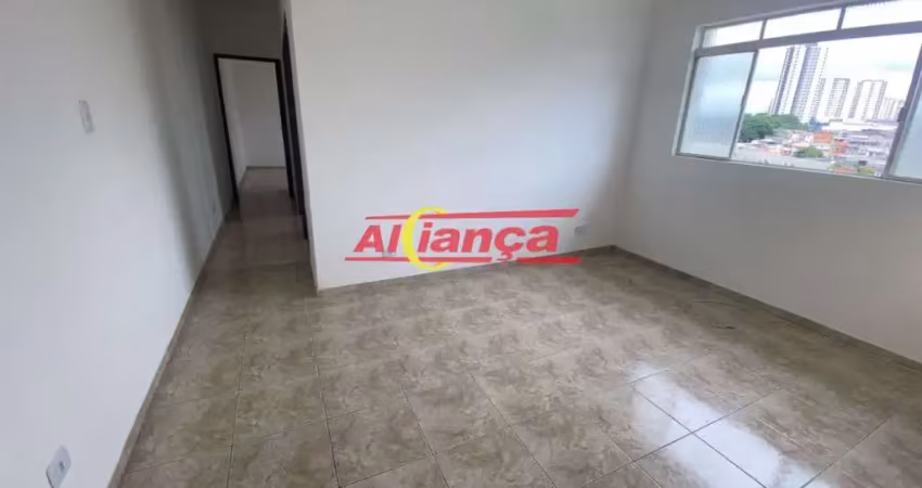Apartamento com 75m² para alugar, 2 quartos, vila augusta - guarulhos/sp por r$ 2.000,00