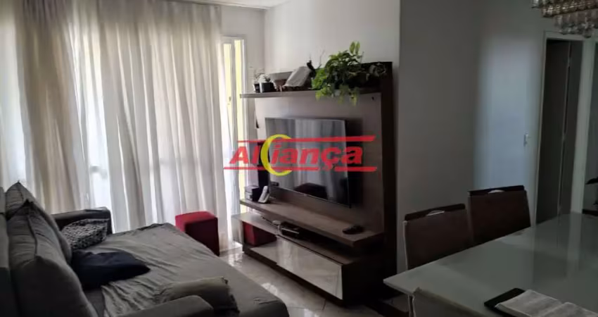 Apartamento para alugar com 3 quartos, 1 suíte e 2 vagas,  75 m², ponte grande - r$ 3.850,00