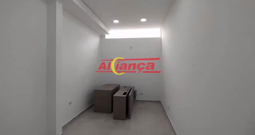 Sala para alugar com 16m², vila rosália - guarulhos/sp por r$ 1.650,00