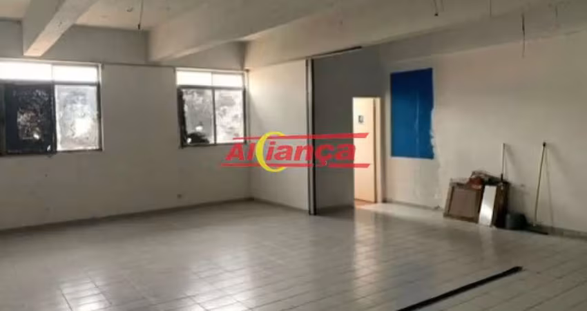 Sala comercial para alugar com 80m², vila galvão - guarulhos/sp por r$1.850,00