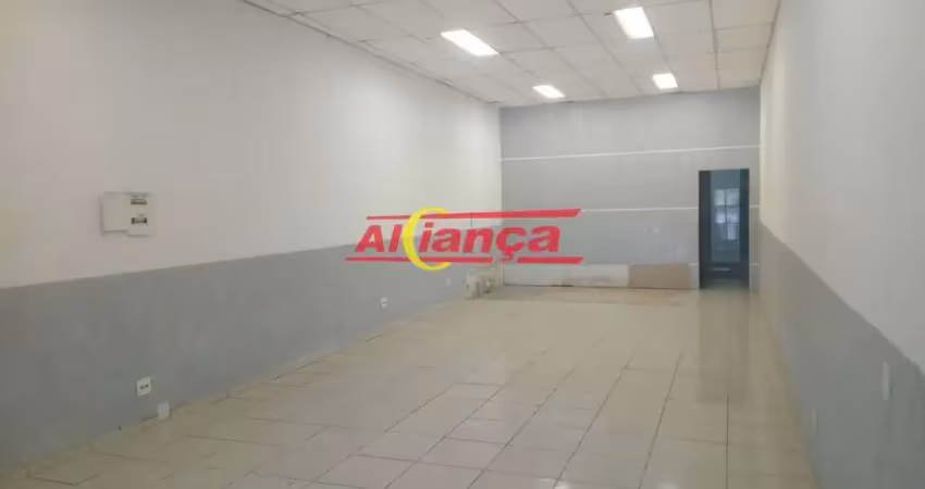 Salão comercial para alugar com 2 banheiros, jardim adriana - guarulhos por r$: 3.000,00