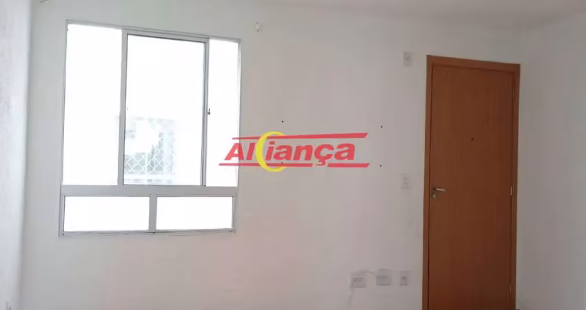 Apartamento para alugar com 2 quartos e 1 vaga ,  água chata, guarulhos/sp por r$ 1.000,00