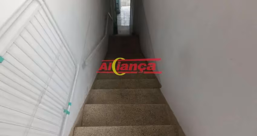 Casa sobreloja 60m², com 3 quartos para alugar no jardim bela vista - guarulhos/sp