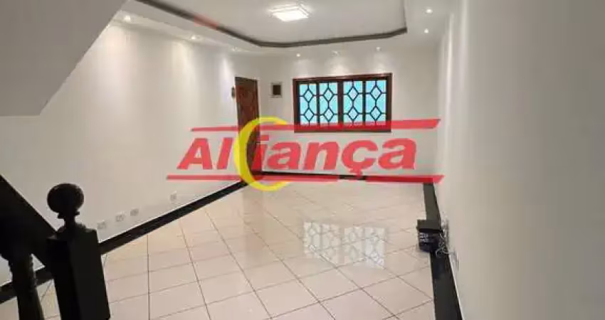 Sobrado com 3 quartos para alugar,  220m² -parque flamengo - guarulhos/sp
