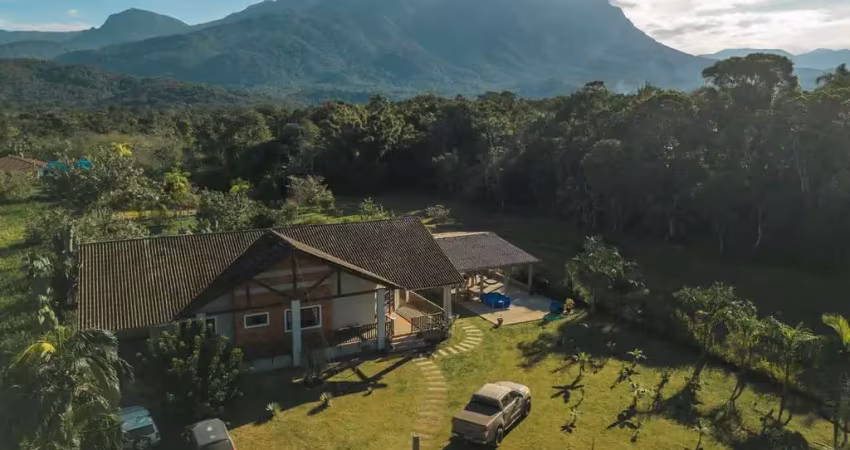 Chácara com 4 dormitórios, 3670 m² - venda por r$ 800.000 ou aluguel por r$ 6.750/mês - raia velha - morretes/pr