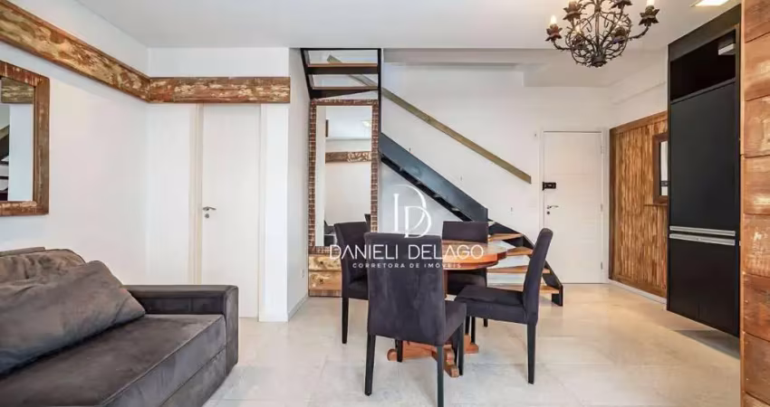 Apartamento duplex com 2 dormitórios para alugar, 66 m² por r$ 4.656,00/mês - mercês - curitiba/pr