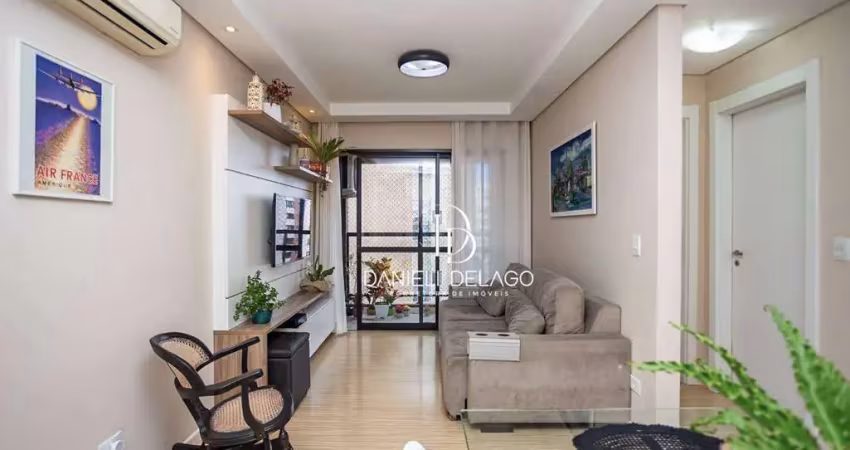 Apartamento com 2 dormitórios à venda, 60 m² por r$ 619.000 - cristo rei - curitiba/pr