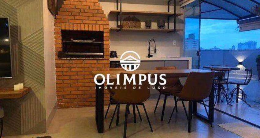 Linda cobertura de 188m² com excelente acabamento, dispondo de ótima localização.