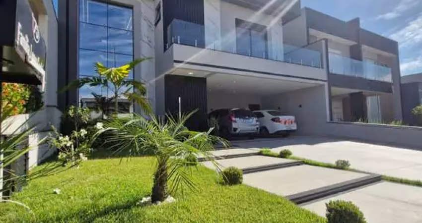 Casa de alto padrão à venda em condomínio no Jardim Residencial Maria Dulce, Indaiatuba-SP: 3 quartos, 3 suítes, 2 salas, 5 banheiros, 4 vagas de garagem, 267,61 m² de área.