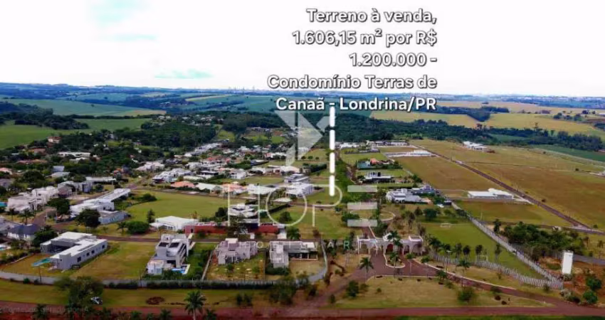 Terreno em condomínio fechado à venda na R. Adalberto Luís Pirola, 00, Loteamento Terras de Canaã, Cambé