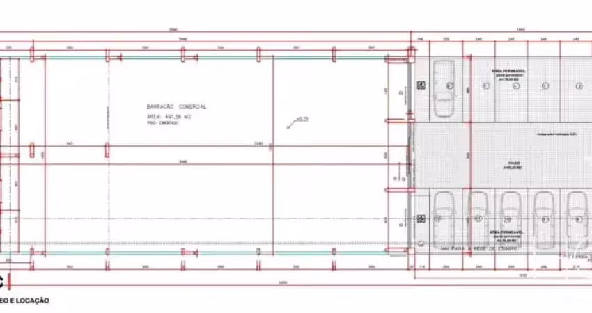 Imóvel comercial para aluguel com 12 vagas de estacionamento
