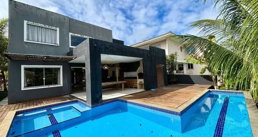 Casa em Condomínio para Locação em Camaçari, Vila de Abrantes (Abrantes), 5 dormitórios, 5 suítes, 7 banheiros, 2 vagas