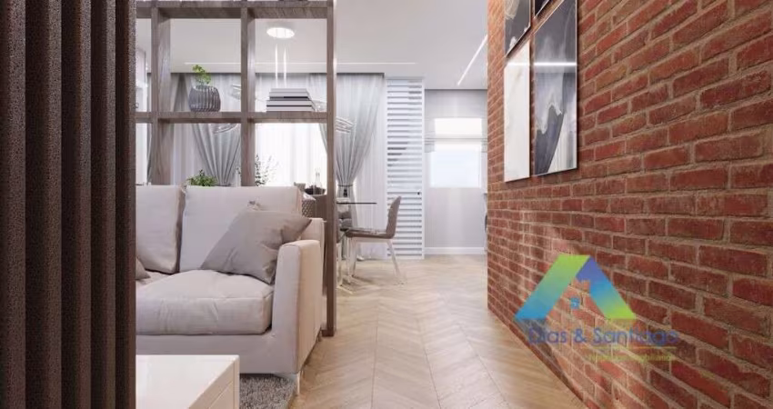 Lindo apartamento novo com 2 dormitórios à venda, 38 m² por  - Mooca - São Paulo/SP