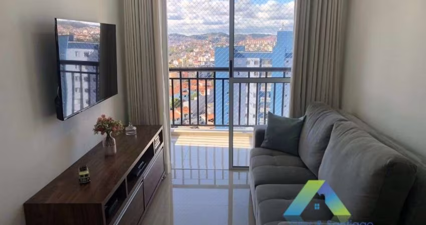 SANTO ANDRÉ Apartamento 50M², 2 dormitórios, 1 vaga, lazer completo ao lado do Parque Central e Shopping ABC, excelente valor !!!!