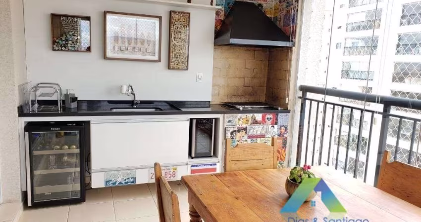 Lindo apartamento com 2 dormitórios, varanda Gourmet,2 vagas  a poucos minutos da estação Conceição do metro.