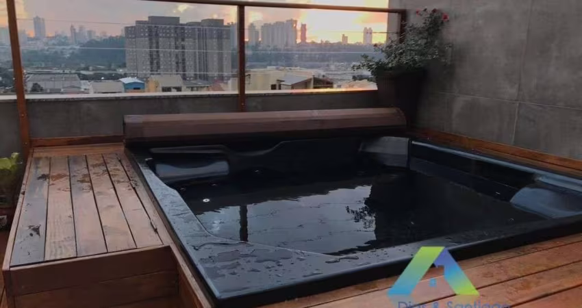 Santo André Cobertura 174M², 2 quartos sendo 1 suíte, 2 vagas, com ótima localização e valor !!