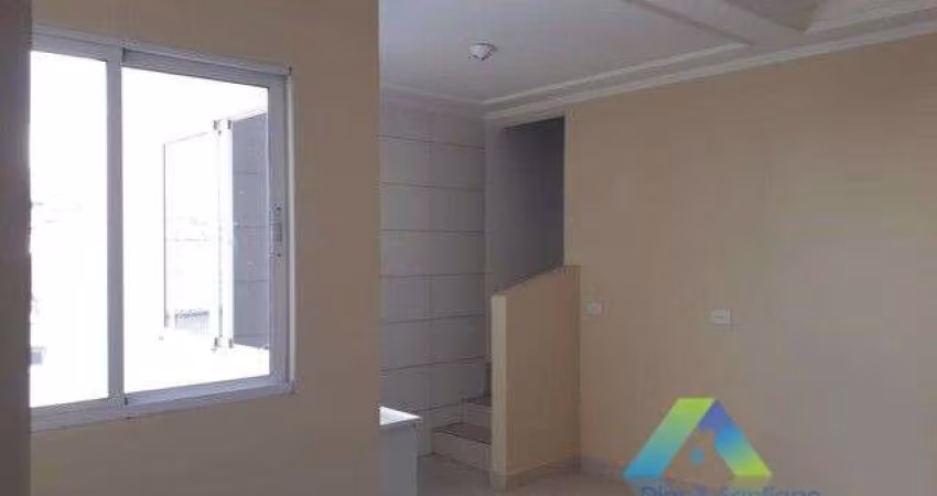 SANTO ANDRÉ Cobertura sem condomínio 98M², 2 dormitórios, 1 vaga, ótima localização e valor!!!