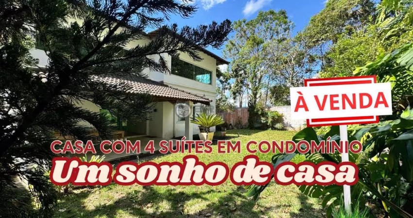 Casa em condomínio fechado com 4 quartos à venda na Rodovia Teresópolis-Itaipava, 3001, Quebra Frascos, Teresópolis