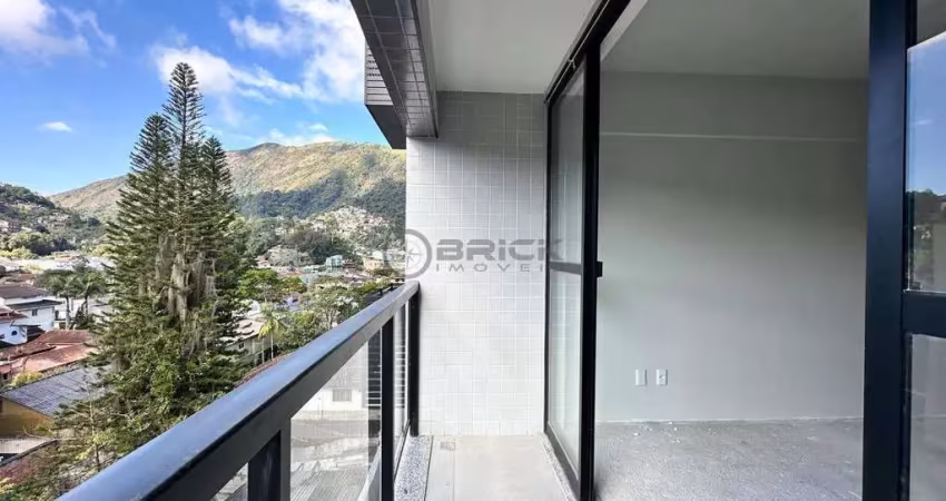 Apartamento à venda com 2 quartos sendo 1 suíte, 91.82 m² no alto - teresópolis/rj.