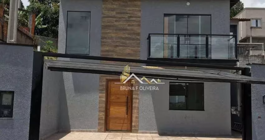 Sobrado com 2 dormitórios à venda, 104 m² por r$ 600.000,00 - jardim santo antônio - atibaia/sp