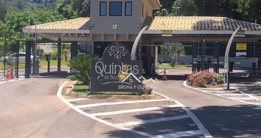 Terreno à venda, 600 m² por r$ 350.000,00 - condominio quintas da boa vista - atibaia/sp