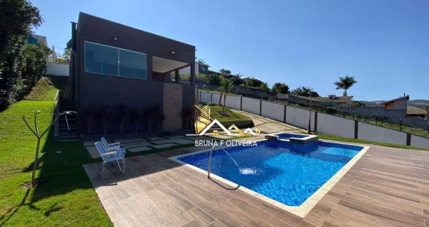 Chácara com 3 dormitórios à venda, 1000 m² por r$ 1.200.000,00 - vale do atibaia i - piracaia/sp