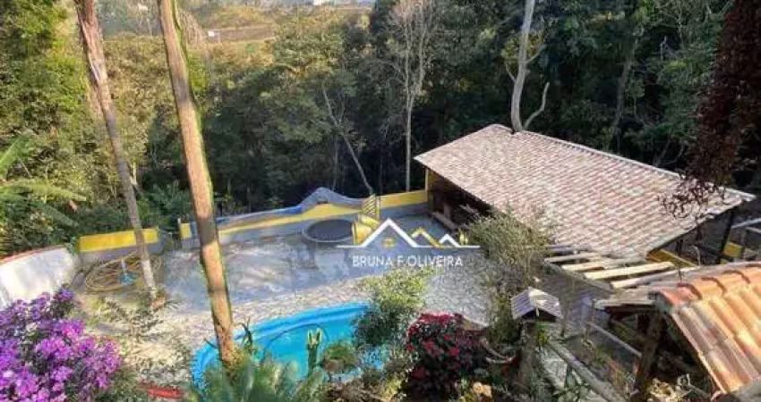 Chácara com 3 dormitórios à venda, 1250 m² por r$ 550.000 - villa renascença - mairiporã/sp
