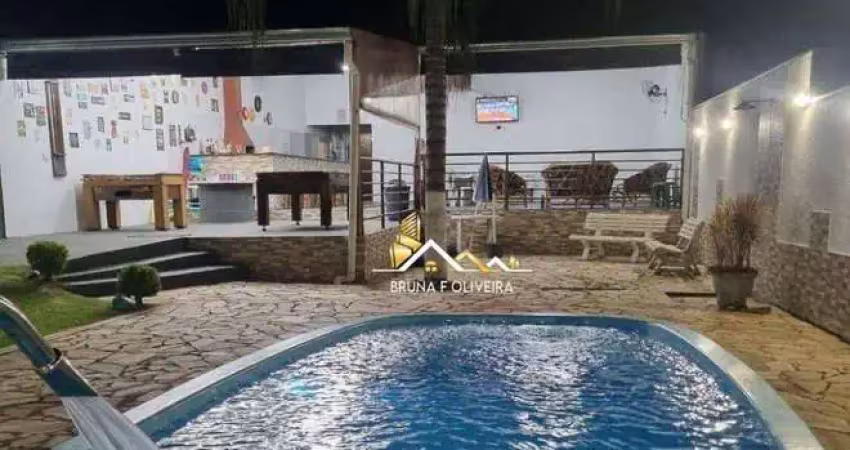 Chácara com 3 dormitórios à venda, 500 m² por r$ 600.000,00 - caioçara - jarinu/sp