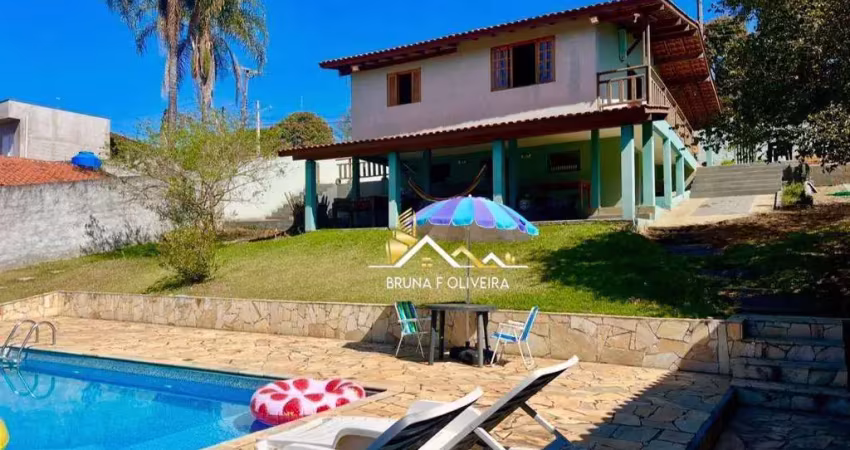 Chácara com 3 dormitórios à venda, 1200 m² por r$ 860.000 - jardim estância brasil - atibaia/sp