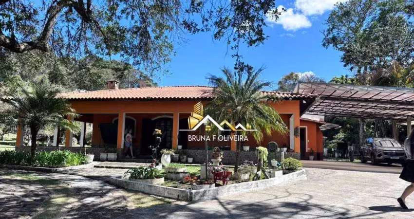 Chácara com 5 dormitórios à venda, 10000 m² por r$ 980.000 - furnas de baixo - extrema/mg