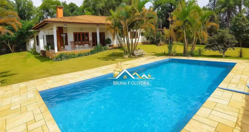 Chácara com 4 suítes à venda, 3160 m² por r$ 2.000.000 - centro - igaratá/sp