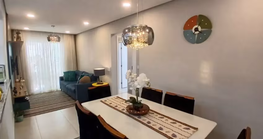 Apartamento vista mar, semi- mobiliado com planejados, lazer maravilhoso no bairro guilhermina