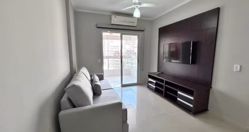 Apartamento mobiliado, varanda gourmet, 2 dormitórios, 1 suíte, 1 vaga, no bairro canto do forte praia grande - sp