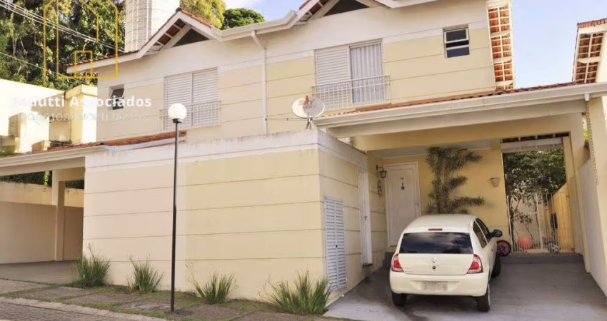 Casa com 3 dorm/1 suíte, condomínio Bosques dos Manacás