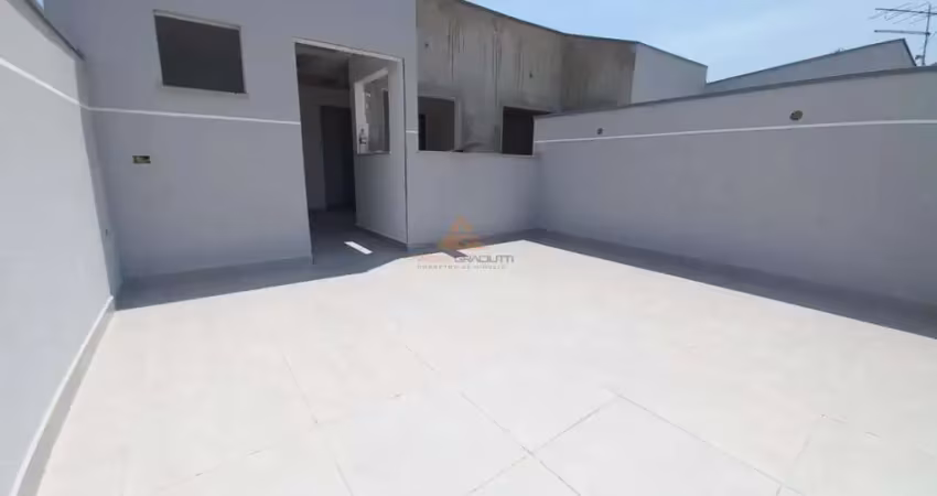 Cobertura para venda em santo andré, vila america, 2 dormitórios