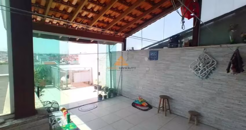 Cobertura para venda em santo andré, jardim las vegas, 2 dormitórios, 1 banheiro, 1 vaga
